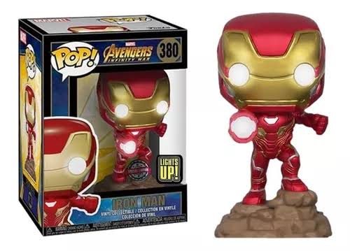 Funko Pop! 380 Iron Man - Lights Up! & Special Edition
