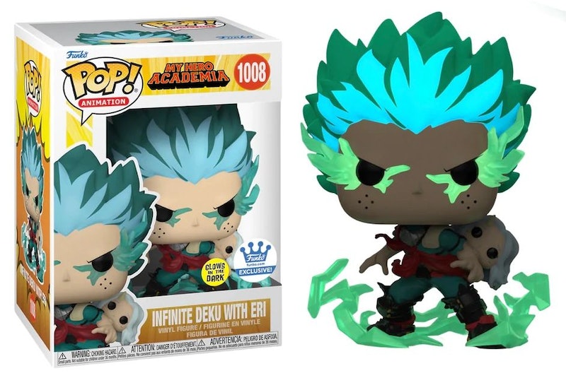 Funko Pop! 1008 Infinite Deku with Eri - Glows in the dark & Exclusive