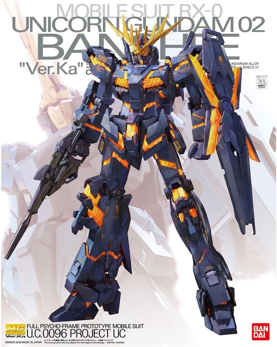 BH MG 1/100 UNICORN GUNDAM 02 BANSHEE Ver.Ka