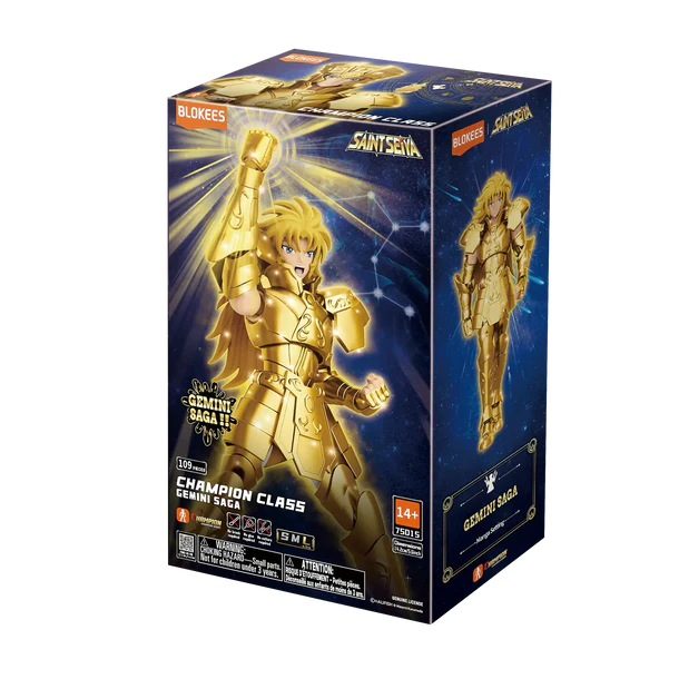 Saint Seiya Champion Class 13 Gemini Saga | Blokees