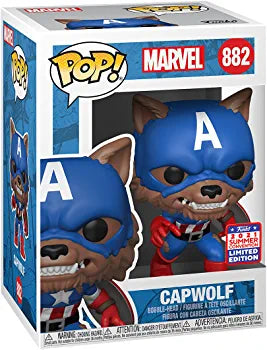 Funko Pop! 882 Capwolf [Marvel] - 2021 Summer Convention Limited Edition