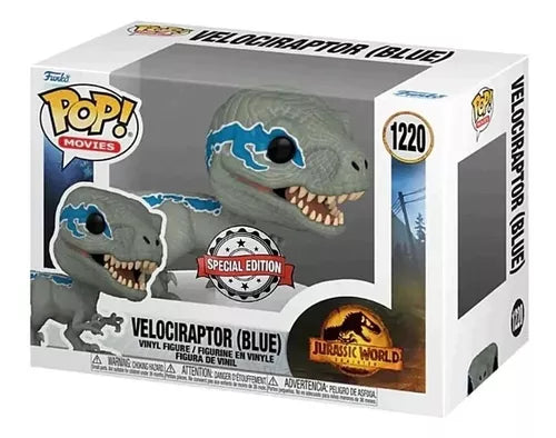 Funko Pop! 1220 Velociraptor (blue) [Jurassic World]