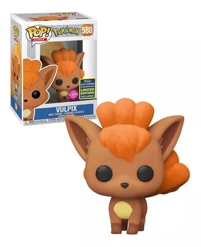 Funko Pop! 580 Vulpix [Pokémon] - Flocked, 2020 Summer Convention Limited Edition