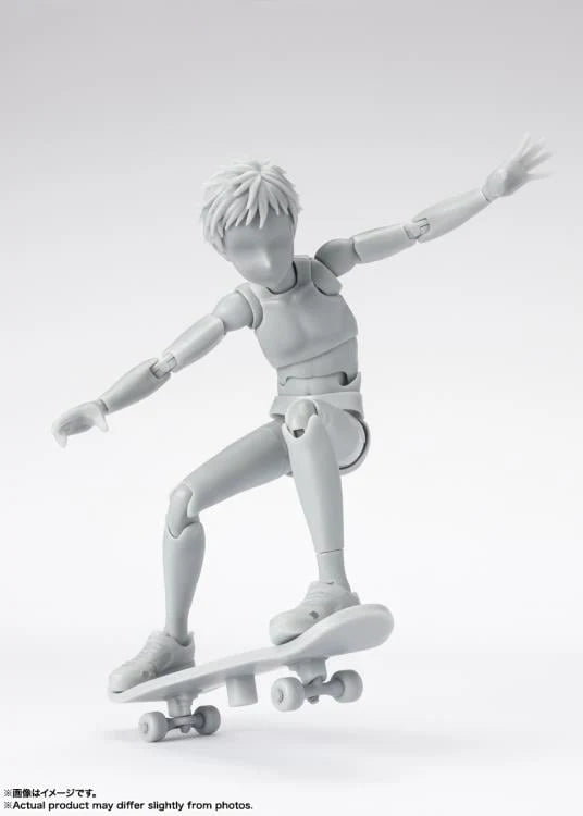 S.H. Figuarts Body Kun -School Life- DX Set (Gray Color Ver.)