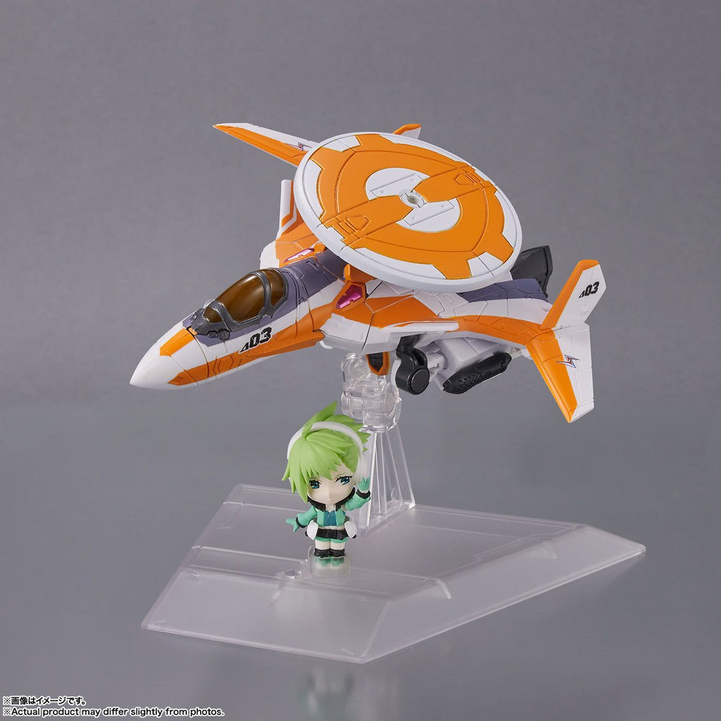 BANDAI VF-31E Siegfried (Chuck Mustang Use) with Reina Prowler [Tiny Session]