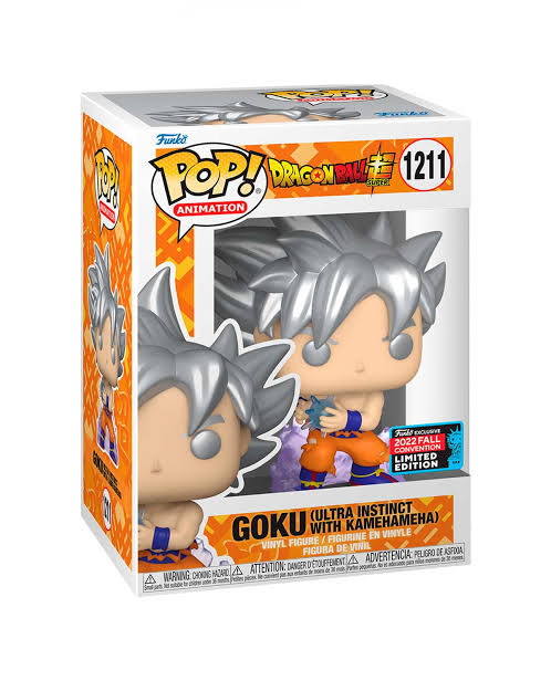 Funko Pop! 1211 Goku (Ultra Instinct with Kamehameha) [Dragon Ball Super] - 2022 Fall Convention Limited Edition