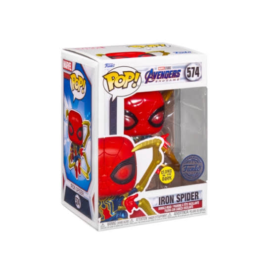 Funko Pop! 574 Iron Spider [Avengers Endgame] - Glows in the dark & Funko Special Edition