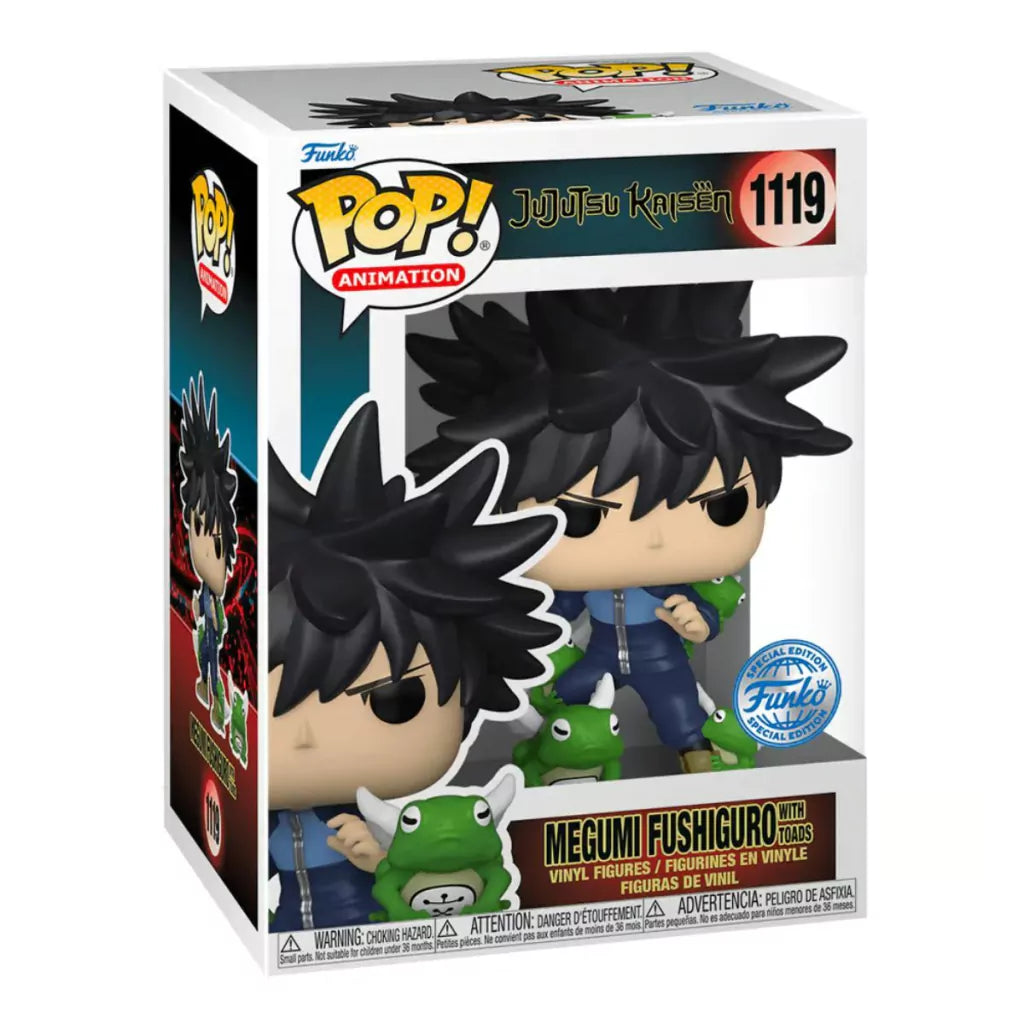 Funko Pop! 1119 Megumi Fushiguro with Toads [Jujutsu Kaisen] - Funko Special Edition