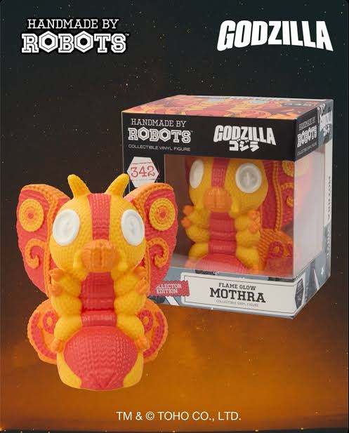 Flame Glow Mothra - Handmade By Robots