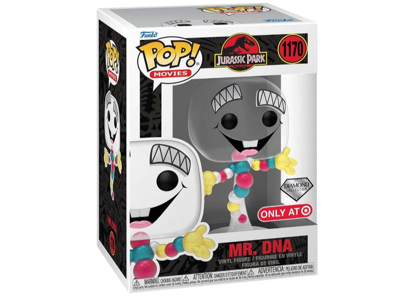 Funko Pop! 1170 Mr. DNA [Jurassic Park] - Diamond Collection & Only at Target
