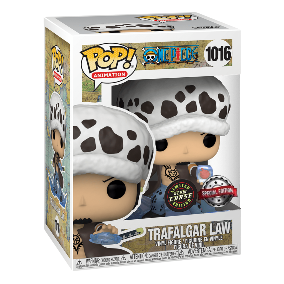 Funko Pop! 1016 Trafalgar Law [One Piece] - Limited Glow Chase Edition, Funko Special Edition