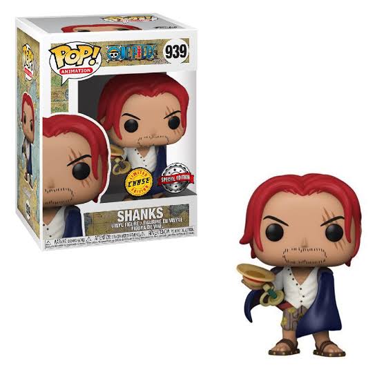 Funko Pop! 939 Shanks [One Piece] - Limited Chase Edition & Special Edition