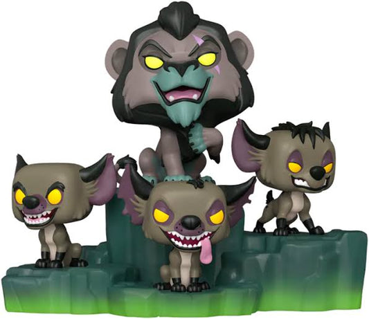 Funko Pop! 1204 Villains Assemble: Scar with Hyenas [Disney Villains] - Special Edition